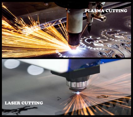 Click Here To Enlarge This Photo Of Plasma Cutting Or Laser Cutting... Which Is Better?