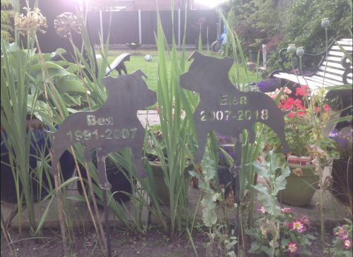Click Here To Enlarge This Photo Of Bespoke Steel Staffies - Plasma Cut