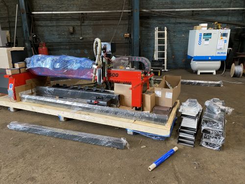 Click Here To Enlarge This Photo Of New RUR 2500 Ultrasharp Plasma Cutting Machine installed.