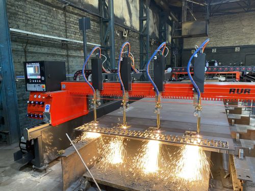 Click Here To Enlarge This Photo Of 2 x New RUR 3500G Oxy Fuel Cutting Machines installed.