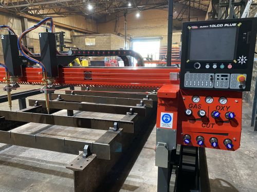 Click Here To Enlarge This Photo Of 2 x New RUR 3500G Oxy Fuel Cutting Machines installed.