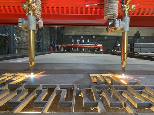 Click Here To Enlarge This Photo Of 2 x New RUR 3500G Oxy Fuel Cutting Machines installed.