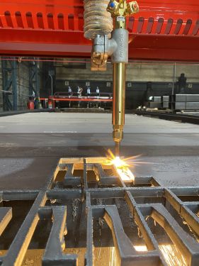 Click Here To Enlarge This Photo Of 2 x New RUR 3500G Oxy Fuel Cutting Machines installed.