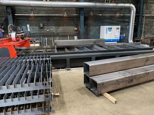 Click Here To Enlarge This Photo Of Heavy Duty Box Section Cutting