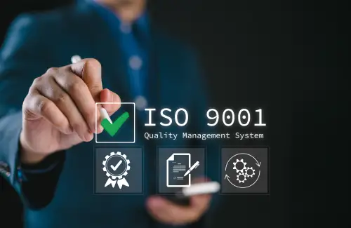 Click Here To Enlarge This Photo Of ISO 9001 Certification – Full Traceability & Quality Assurance