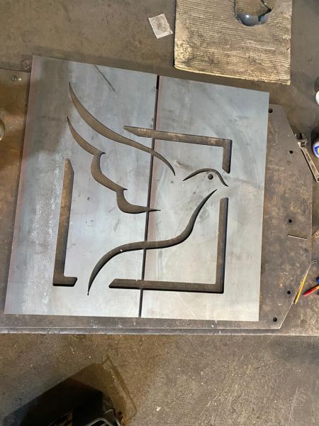 A bird sign we made for a company A bird sign we made for a company: Swipe To View More Images